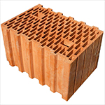 керамические блоки с толщиной стены 380мм или Кайман30