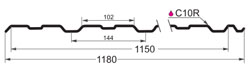 Кровельный профнастил С10R производства Grand Line