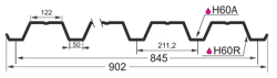 Профнастил Grand Line Н60