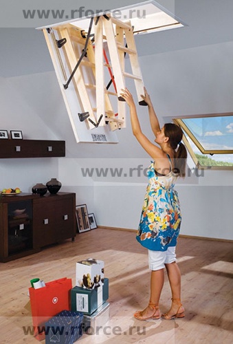 Лестница чердачная FAKRO LWK 55х120х300 см