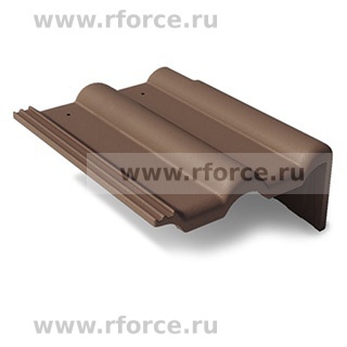 боковая черепица Франкфуртская правая, темно-коричневый