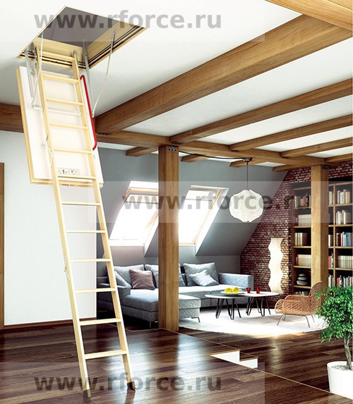 Лестница чердачная раздвижная FAKRO LDK короб 60x120