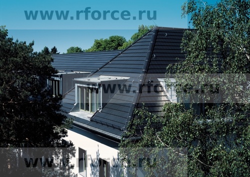 Керамическая черепица CREATON Domino ангоб Nuance schieferton