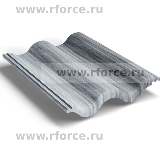 Цементно-песчаная черепица KRIASTAK CLASSIC Антик серый