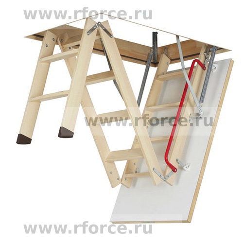 Лестница чердачная FAKRO LWK 55х120х280 см