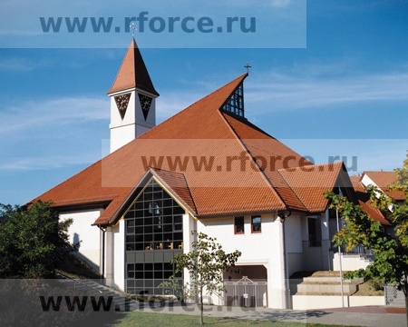 Керамическая черепица CREATON Romano ангоб Nuance naturrot geflamt