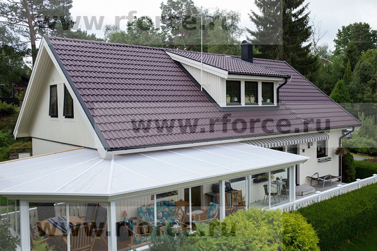 Цементно-песчаная черепица KRIASTAK CLASSIC Коричневый