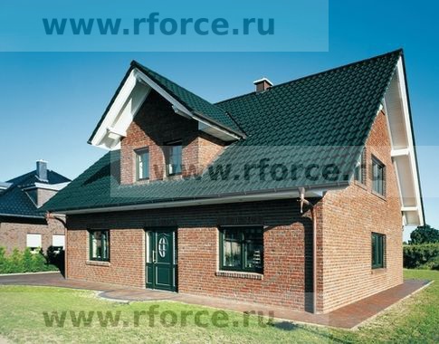 Керамическая черепица CREATON Futura глазурь Noblesse dunkelgrun glasiert