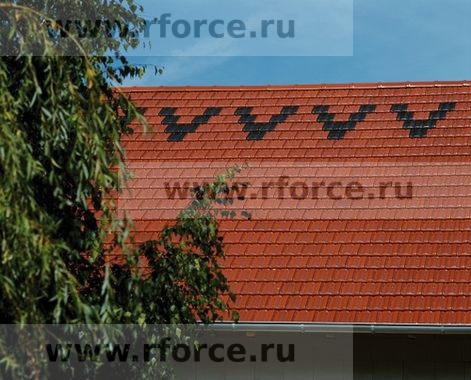 Керамическая черепица CREATON Ratio глазурь Finesse rot glasiert