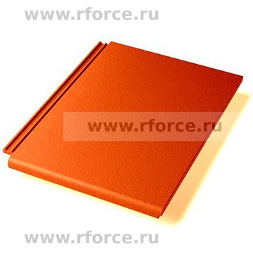 Цементно-песчаная черепица KRIASTAK PLATT Кирпично-красный