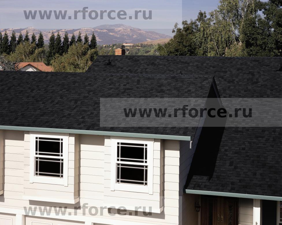 Гибкая черепица CERTAINTEED Landmark Moire Black