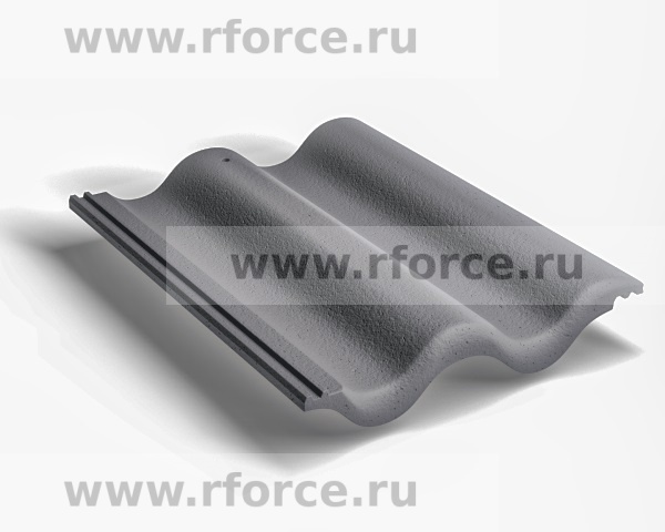 Цементно-песчаная черепица KRIASTAK PROTECTA Titanium