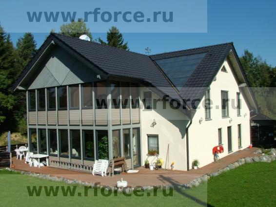 Керамическая черепица Erlus REFORMPFANNE XXL ангоб antrazit