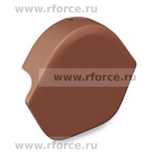 коньковый торцевой элемент Фирафикс, ПВХ коричневый