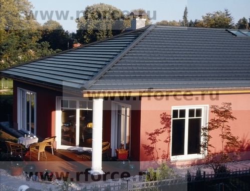 Керамическая черепица CREATON Domino ангоб Nuance schwarz matt