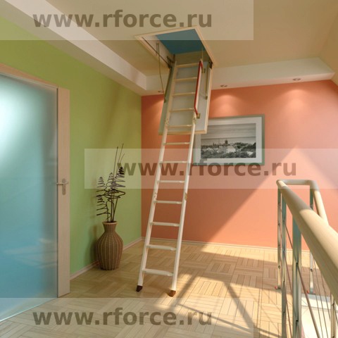 Лестница чердачная FAKRO LTK Thermo 60x120х300