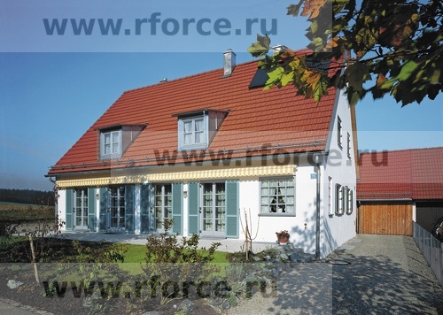 Керамическая черепица CREATON Ratio глазурь Finesse rot glasiert