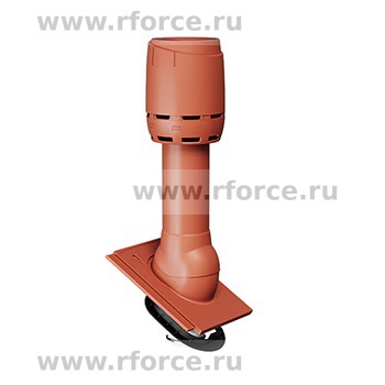 Дефлектор вытяжной вентиляции Д160 для плоской черепицы, графит