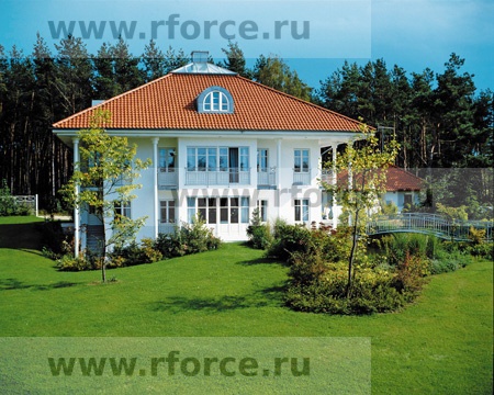 Керамическая черепица CREATON Romano ангоб Nuance naturrot geflamt