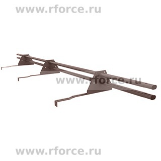 Снегозадержатель М45 трубчатый для натуральной черепицы, 3м RAL 7024 мокрый асфальт