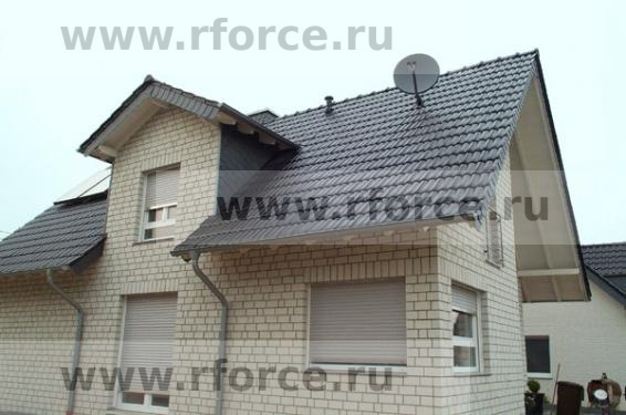 Керамическая черепица Erlus REFORMPFANNE XXL ангоб antrazit