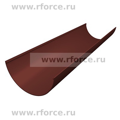 Желоб 3 м шоколадный (RAL 8017)