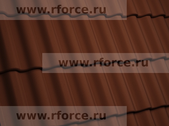 Цементно-песчаная черепица KRIASTAK CLASSIC Коричневый