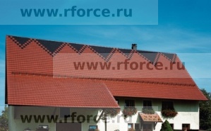 Керамическая черепица CREATON Ratio глазурь Finesse rot glasiert