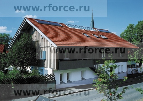 Керамическая черепица CREATON Ratio глазурь Finesse rot glasiert