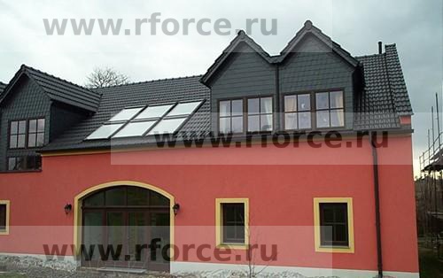 Керамическая черепица Erlus GROSSFALZ XXL ангоб antrazit