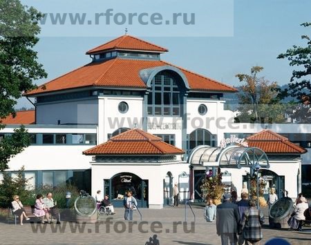 Керамическая черепица CREATON Romano ангоб Nuance naturrot geflamt