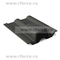 вентиляционная черепица Франкфуртская, черный