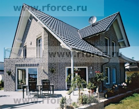 Керамическая черепица CREATON Futura ангоб Nuance schwarz matt