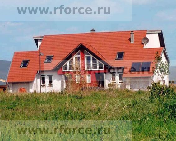 Керамическая черепица Erlus LINEA ангоб sinterrot
