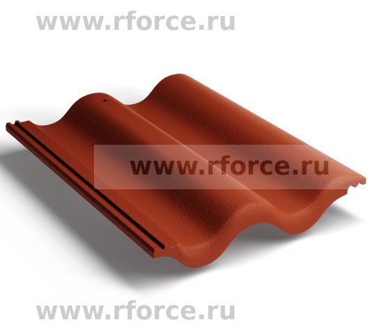 Цементно-песчаная черепица KRIASTAK CLASSIC Красный