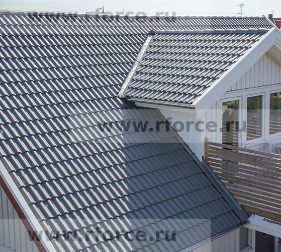 Цементно-песчаная черепица KRIASTAK CLASSIC Графит