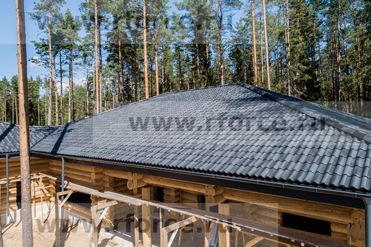 Цементно-песчаная черепица KRIASTAK CLASSIC Антик графит