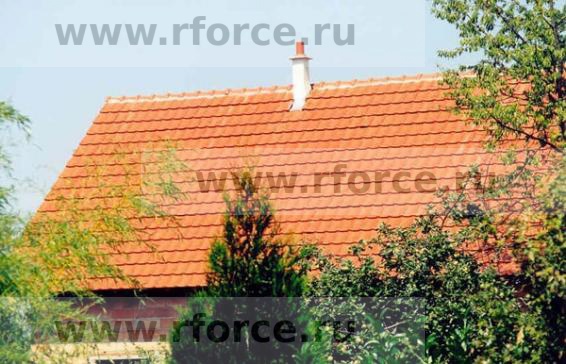 Керамическая черепица Erlus REFORMPFANNE XXL ангоб rot