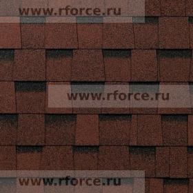 Гибкая черепица ТЕХНОНИКОЛЬ SHINGLAS Фазенда красный